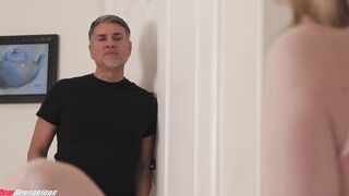 NEW SENSATIONS - Horny Babysitter Leaves Daddy a Cookie Trace To Her Hungry Pussy (Ai