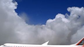 Tiny Plane Flying in Sky 1080 Smaller File