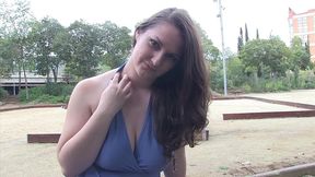 chubby spanish girl on her first porn audition
