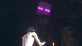 got an ender girl in my back yard - minecraft hentai parody