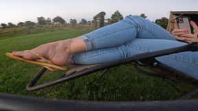 Flip Flop Dangle, Heel Slap, Shoe Drop on the Ranch