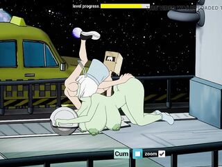Breasty alien beauty with four breasts swallows all my cum (Fuckerman Unfathomable Space #6) - Jazziuu