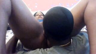 Big Butt Bombshell half PAWG Gets Cunt Devoured and Butt Spanked until Squirt inside Mouth