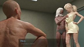 Persisting Pleasure - Blonde Threesome with Homeless Guys - HD 1080p