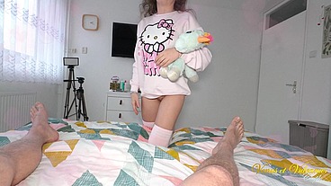 Stepdaddy fucks and CREAMPIE Stepdaughter!