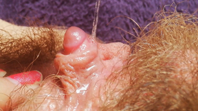 Extreme close up big clit squirting orgasm HD POV
