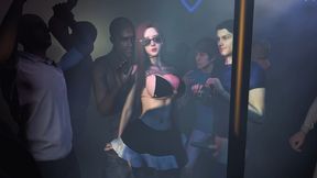 'Hot Pussy&#x1F32E;&#xFE0F; Fucked in Club 3D Animated Group Sex Hentai'