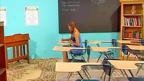Teen whore pounded from below