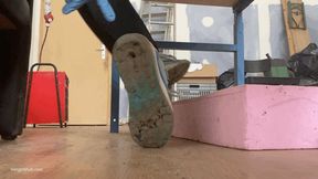 KIRA’S OLD WORN SHOES WITH HOLES ON THE SHOE SOLE - MOV Mobile Version