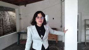 Hot Latina Teen Reporter Stripped