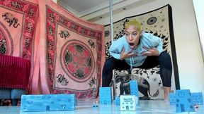 Giantess stmbles upon a tiny village and crushes it