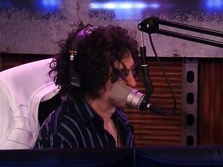 Howard Stern, Adrianne Curry (supermodel) rides the sybian