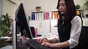 Busty Brunette Secretary &amp; Persian President&#039;s Aide Get Frisky on Cam