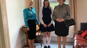 Matilda's Step-Mum takes her to Headmistress Sam Johnson