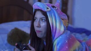 alone with my friend's brother at the sleepover (he fucks my butt)