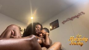 passionate kissing