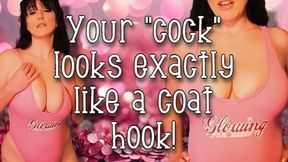 Your "cock" looks exactly like a coat hook! wmv