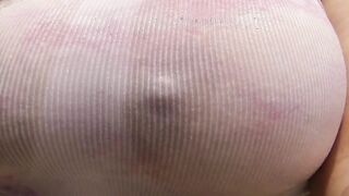 Chanel Frost Sneaks In Her Neighbor BackYard To Leaking Her Gigantic Titties With Their WaterHose