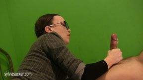 Flow your juice for me! Secretary Hand Job! Interactive Perfect Handjob, Milking Cock Post Cum Play! Close Up 720p