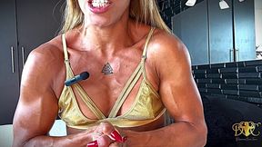 Viking Goddess - Hard Flexing for your Cumshot