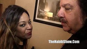 Amateur ebony Portia stuffed by Ron Jeremy's BBC