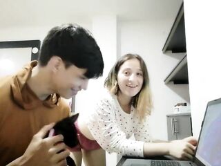 I ASK MY NEIGHBOUR THE COMPUTER FOR ASSIST BUT THIS CHAB DISCOVERS MY HAWT VIDS