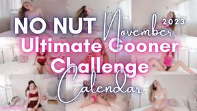 No Nut November Ultimate Gooner Challenge Calendar 2023