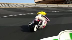 Princess&#x1F478; Peach Loses Her Suit, Revealing Big Ass&#x1F351; & Blonde Porcelain Vag In Mario Kart 8 Deluxe (HGame) ENF CMNF MMD