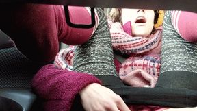 Road Trip Public Bathroom Pee Breaks & Exhibitionist Car Masturbation
