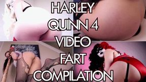 HARLEY QUINN 4 VIDEO FART COMPILATION 1080P - ELLIE IDOL