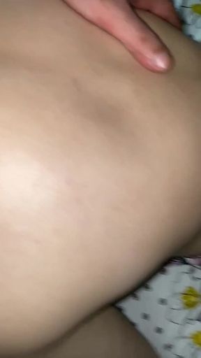Old Man Fucks His Stepdaughter's Ass and Cums