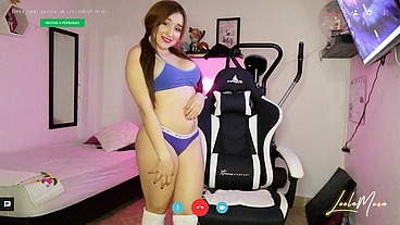 Hot video call with your workout partner