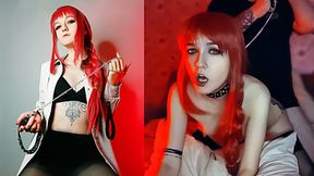 Chained & Sawn: Makima's Cosplay Bound, Sunako's Unleashed Lust