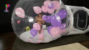 Cinthya Fingernail and Blow to Pops in Our New Balloon Igloo HD MP4 (1920x1080)