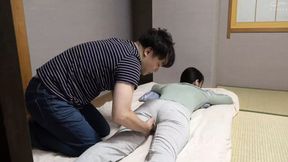 Dirty massage turns into full-blown sex romp, pants come down for carnal pleasure