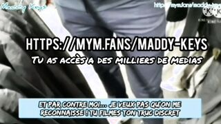 Elle branche un vendeur d'intersport dans un magasin et lui demande de l'enculer sur le parking