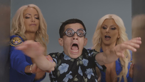 MILFs stopped the young dude at the airport - Brittany Andrews, Nicolette Shea