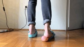 LITTLE COCK DILDO CRUSHED INSIDE SANDAL - MP4 Mobile Version