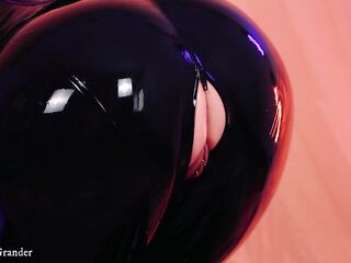 Latex Rubber Fetish Catsuit free episode Large booty Tease and JOI by Mastix Arya Grander