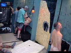 Anonymous Gangbang Fuck at Public European Club