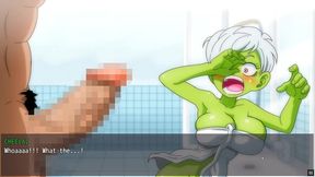 dragon ball super lost episode [hentai game parody pornplay ] ep.1 cheelai teach broly how to masturbate with a hot handjob