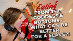 Eating from the Goddess's Bottoms - What Can Be Better for a slave?! (720p)