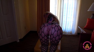 Big Butt Pawg Alexis Andrews first Interracial POV scence