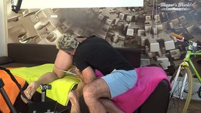 behind the scenes of hot sex with hairy christina santes & mugur