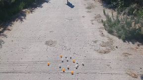 Ping Pong Balls Getting Crushed Outside WMV
