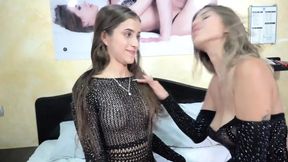 Blonde Lesbians Battle in Hot Sex Fight - Molly Smith