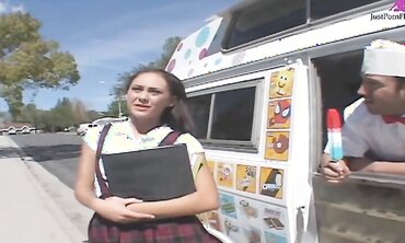 Jessica Valentino Gets Banged By The Ice Cream Man