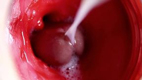 CAMERA IN Pussy&#x1F32E;&#xFE0F;: Powerful Cum Stroke! Best Internal ASMR in 4K