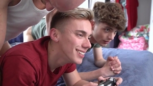 Sloppy fucking together with Lawrence plus Jake
