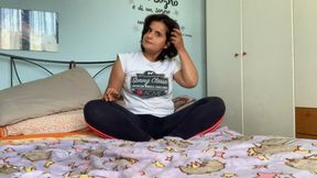 kiss my ass in leggings - become my slave